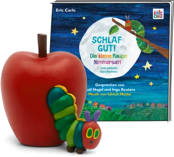 TONIES Tonie Hörfigur - Die Kleine Raupe Nimmersatt - Schlaf Gut! Die Kleine Raupe Nimmersatt Und Weitere Geschichten, 1 Stk 1 TONIES Tonie Hörfigur - Die Kleine Raupe Nimmersatt - Schlaf Gut! Die Kleine Raupe Nimmersatt Und Weitere Geschichten, 1 Stk