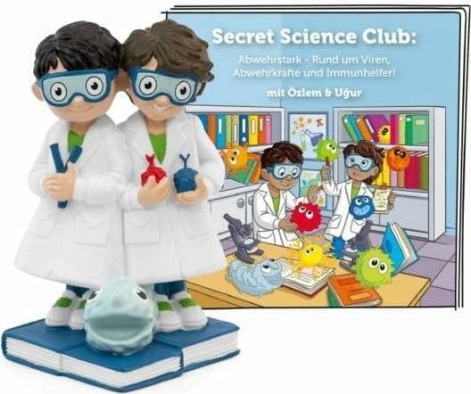 TONIES Tonie Hörfigur - Secret Science Club: Abwehrstark - Rund Um Viren, Abwehrkräfte Und Immunhelfer!, 1 Stk 1 TONIES Tonie Hörfigur - Secret Science Club: Abwehrstark - Rund Um Viren, Abwehrkräfte Und Immunhelfer!, 1 Stk