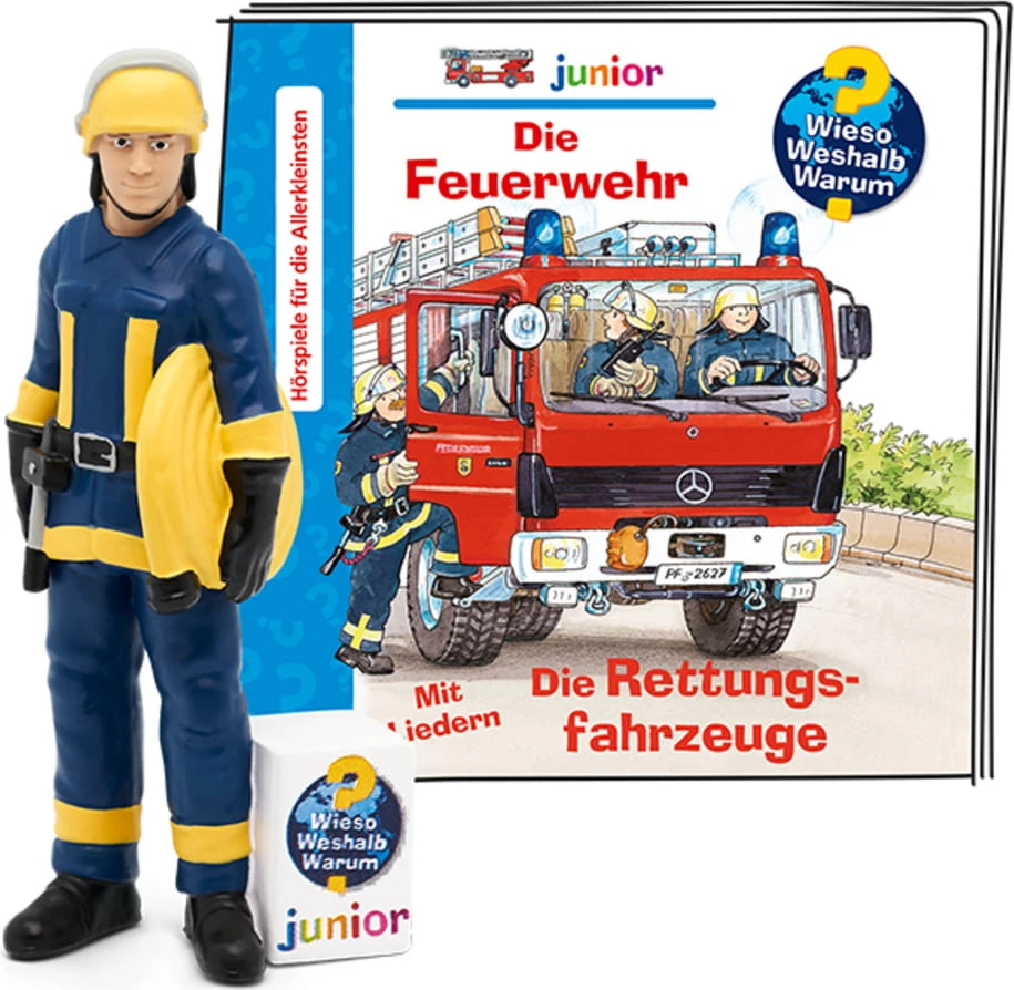 TONIES Tonie Hörfigur - Wieso Weshalb Warum Junior - Die Feuerwehr/Die Rettungsfahrzeuge, 1 Stk 1 TONIES Tonie Hörfigur - Wieso Weshalb Warum Junior - Die Feuerwehr/Die Rettungsfahrzeuge, 1 Stk