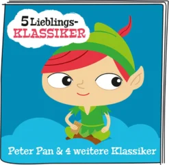 TONIES Tonie Hörfigur - 5 Lieblings-Klassiker - Peter Pan Und Weitere Klassiker, 1 Stk -Angebote Tonies Store tonies tonie hoerfigur 5 lieblings klassiker peter pan und weitere klassiker 1 stk 25132 de