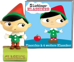 TONIES Tonie Hörfigur - 5 Lieblings-Klassiker - Pinocchio Und 4 Weitere Klassiker, 1 Stk